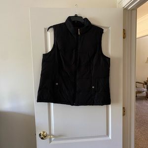 Charter Club Black Vest- Size 2X